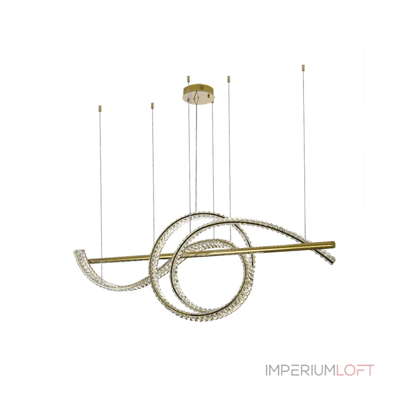 Люстра Newport CRYSTAL 8248N/S gold