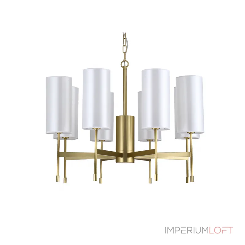 Подвесная люстра Newport 7320 7328/C brass без абажуров Подвесная люстра Newport 7320 7328/C brass без абажуров