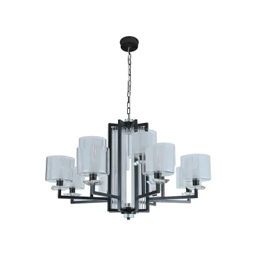 Подвесная люстра Newport АЛЕКСАНДРА 4408, 1/C black, gold