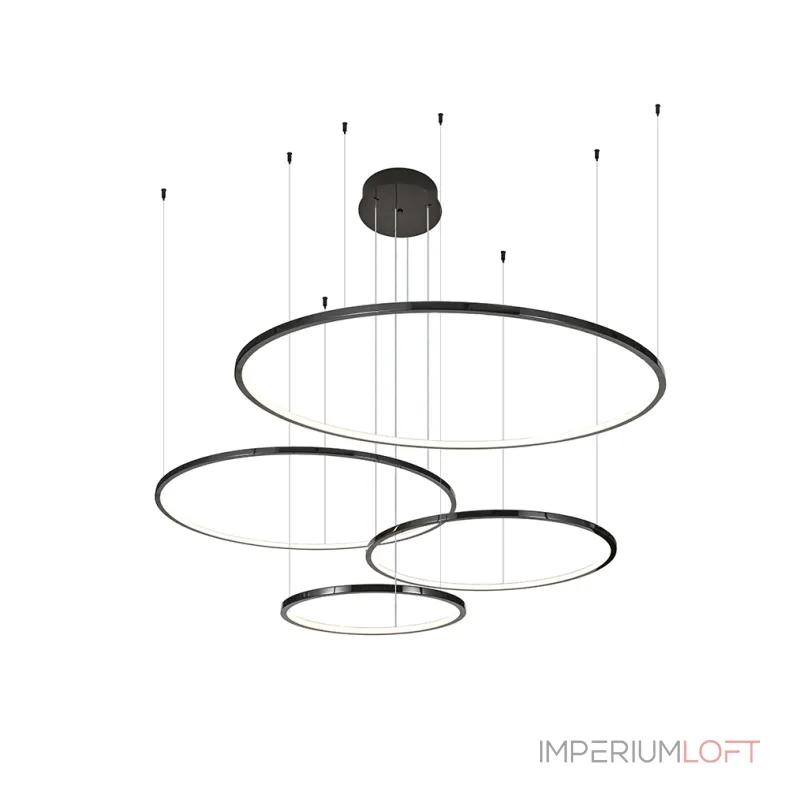Люстра Newport LOREN 15104N/S black glossy