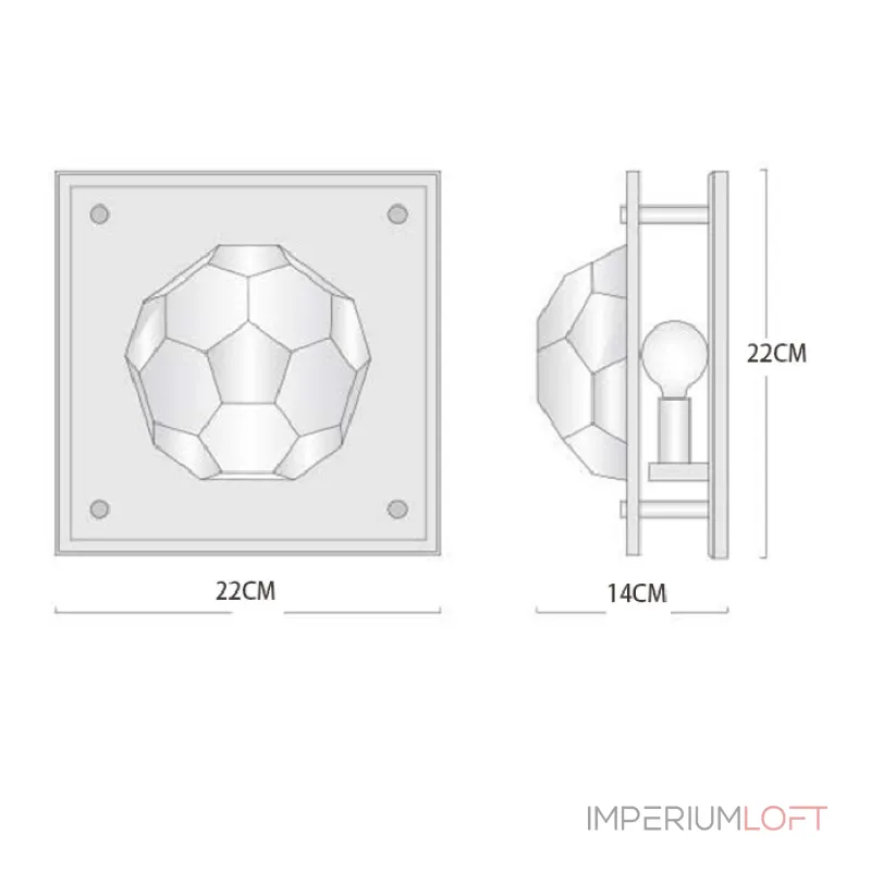 Настенный светильник (Бра) Rochillon от ImperiumLoft Настенный светильник (Бра) Rochillon от ImperiumLoft