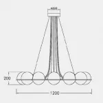 Подвесная люстра Venera