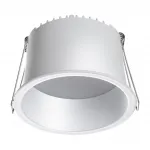 Светильник встраиваемый светодиодный IP20 LED 4000К 12W 220V TRAN 358901 SPOT NT22 283 Белый