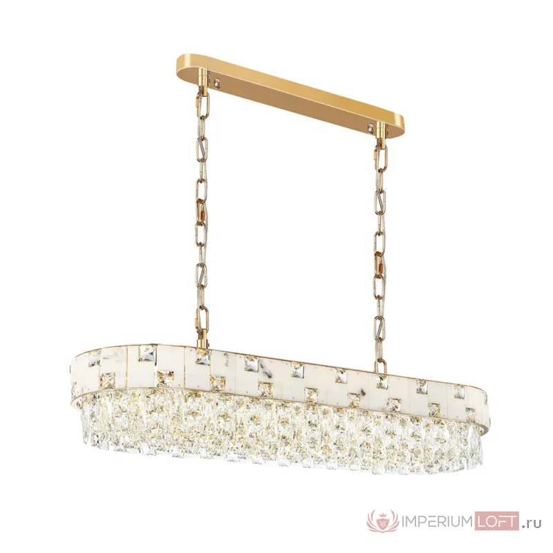 Люстра Odeon Light HALL ODL24 497 5076/10 E14 10*40W CHESSI Белый от ImperiumLoft