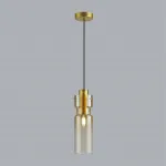 Подвесной светильник Odeon Light PENDANT ODL24 323 5057/1A E27 1*40W SCROW Жёлтый
