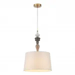 Подвесной светильник Odeon Light CLASSIC ODL24 305 5040/1 E27 1*60W HOMI Бежевый