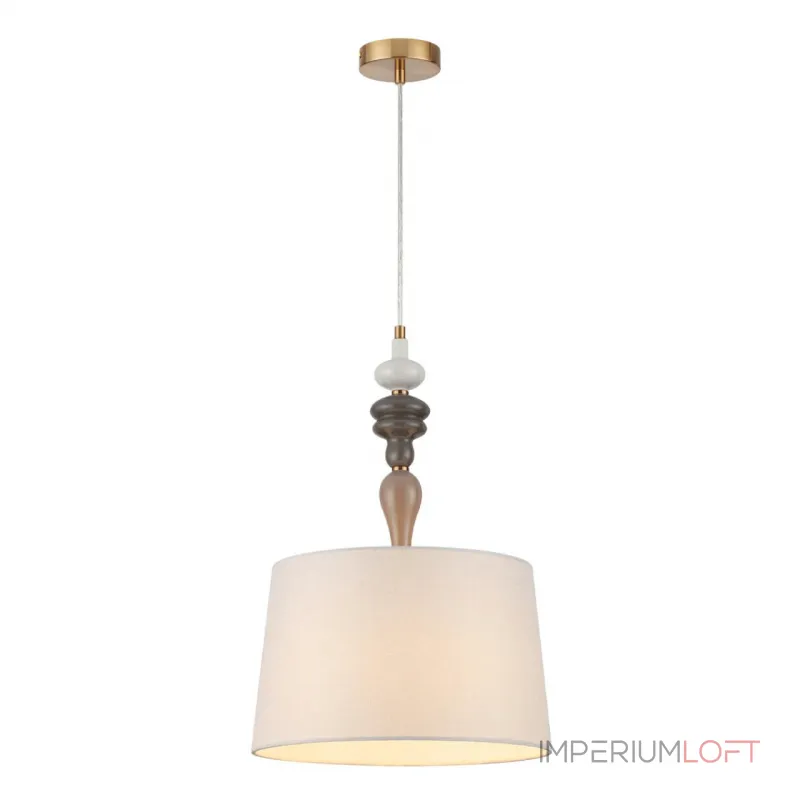 Подвесной светильник Odeon Light CLASSIC ODL24 305 5040/1 E27 1*60W HOMI Бежевый