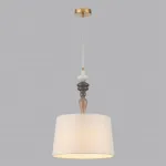 Подвесной светильник Odeon Light CLASSIC ODL24 305 5040/1 E27 1*60W HOMI Бежевый