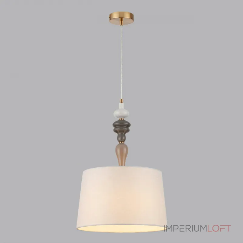 Подвесной светильник Odeon Light CLASSIC ODL24 305 5040/1 E27 1*60W HOMI Бежевый