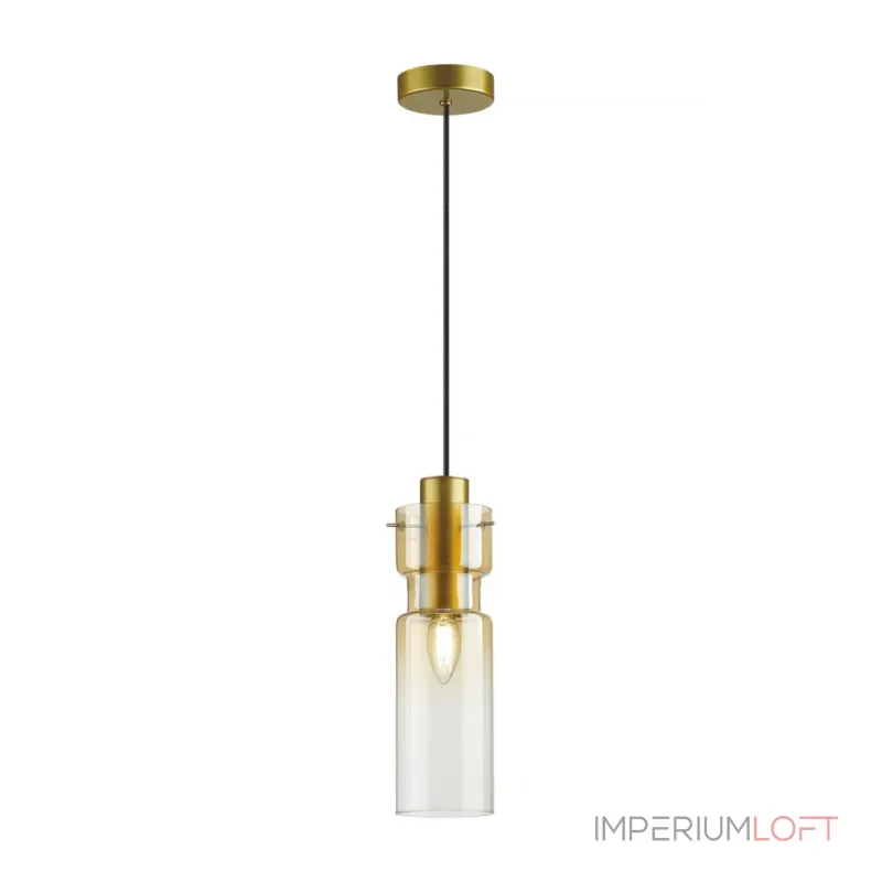 Подвесной светильник Odeon Light PENDANT ODL24 323 5057/1A E27 1*40W SCROW Жёлтый