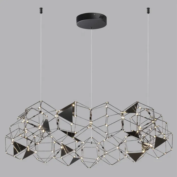 Люстра LED 68W 4000K 3740Лм TRELLIS 5087/68L L-VISION ODL25 Черный от ImperiumLoft