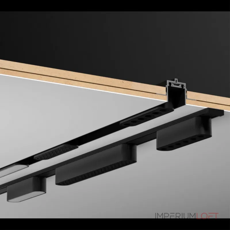 Трековая низковольтная система SMAL Novotech SHINO NT23 044 135200 1 м для встраиваемого монтажа в ГКЛ 2м IP20 48V SMAL от ImperiumLoft