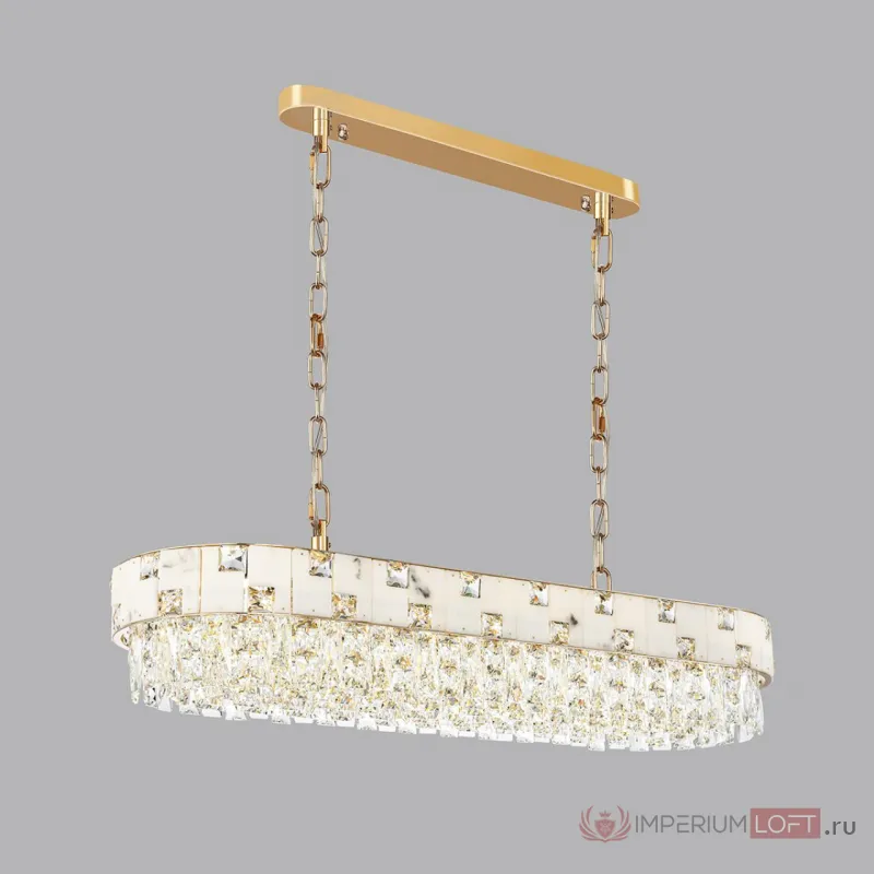 Люстра Odeon Light HALL ODL24 497 5076/10 E14 10*40W CHESSI Белый от ImperiumLoft