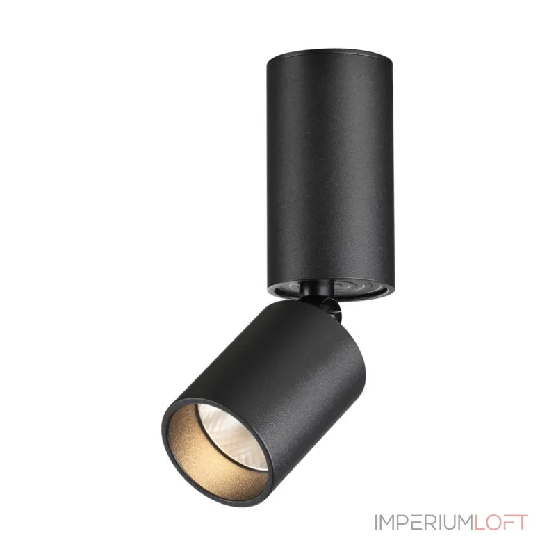 Светильник накладной светодиодный IP20 LED 5W 85-265V 3000K 600Лм TUBO 359315 OVER NT24 000 Черный