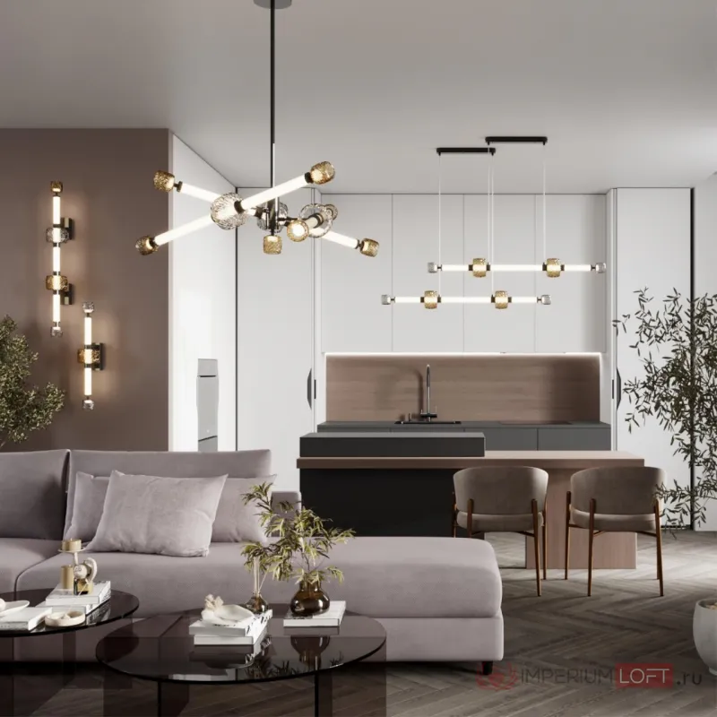 Настенный светильник Odeon Light L-VISION ODL_EX24 21 5427/34WL LED 34W 3000K KLIFF Белый от ImperiumLoft