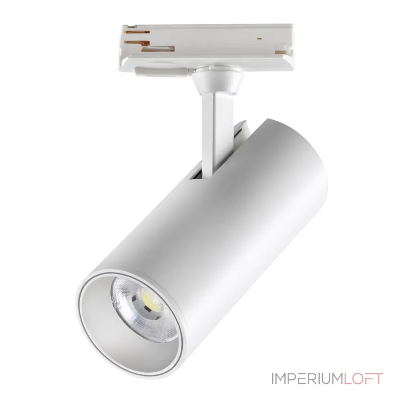 Светильник трековый однофазный трехжильный Novotech PORT NT23 121 359159 IP20 LED 24W 220V 3000К 2300Лм SELENE Белый