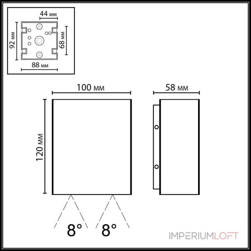 Уличный фасадный светильник Odeon light Nature 7188/10WL