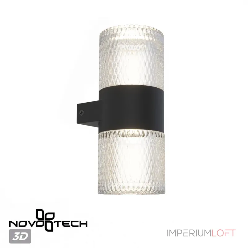 Светильник ландшафтный настенный IP65 LED 14W 4000K 175-265V ESTIMA 359294 STREET NT24 000 Черный
