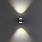 Светильник ландшафтный настенный IP65 LED 6W 4000K 175-265V CALLE 359304 STREET NT24 000 Черный