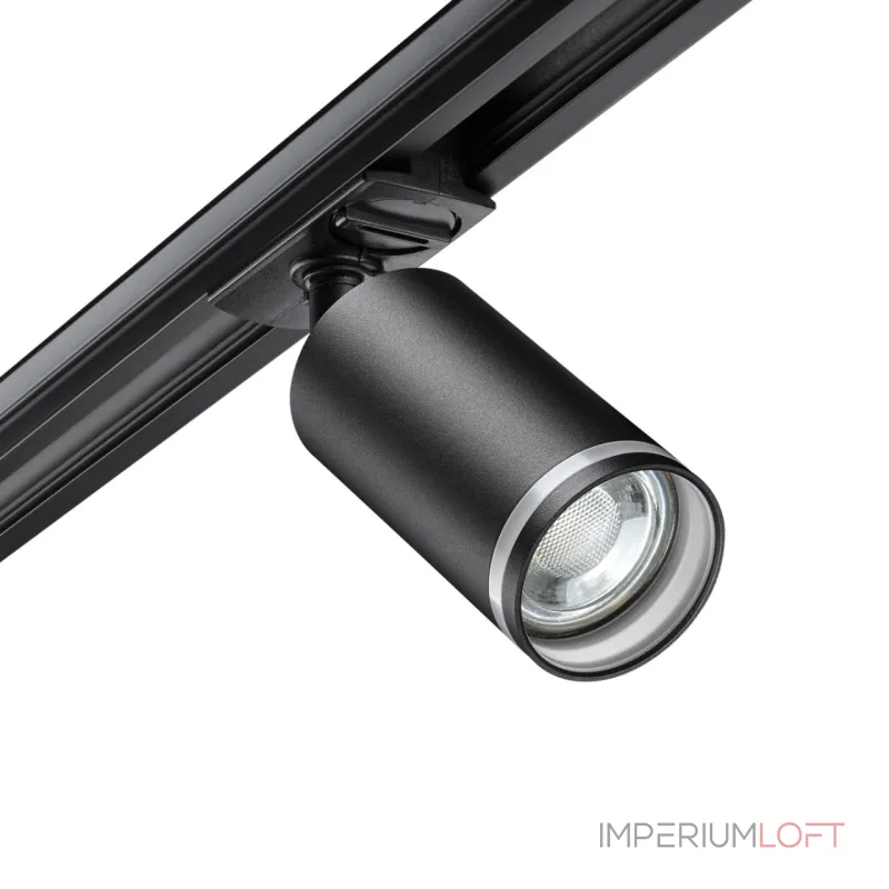 Светильник трековый однофазный двухжильный IP20 GU10 9W 220V ULAR 370877 PORT NT22 092 Черный