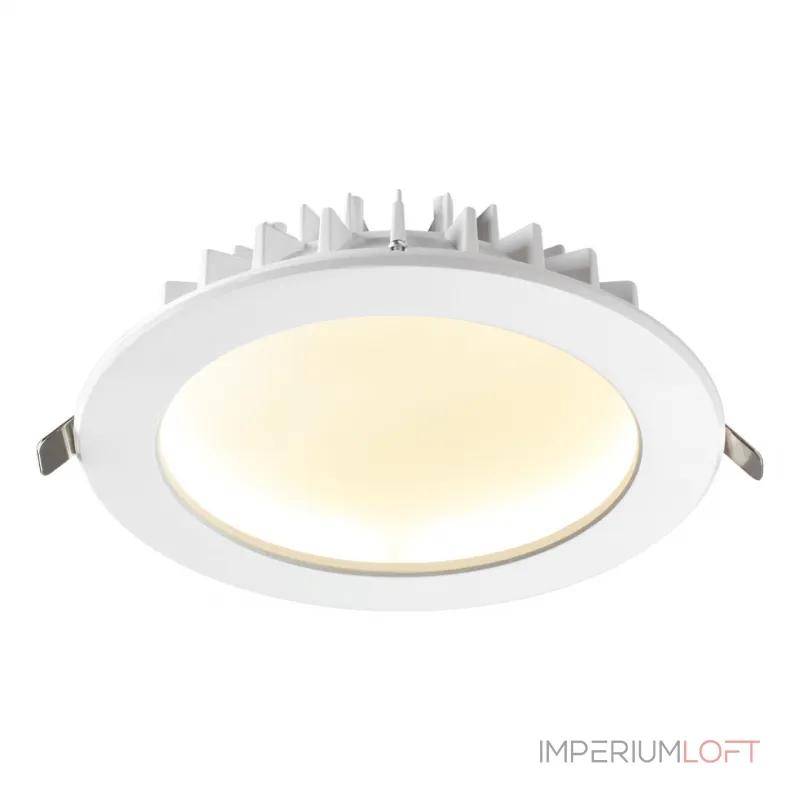 Светильник встраиваемый светодиодный IP20 LED 20W 1600Лм 3000K 100-240V GESSO 358807 SPOT NT21 292 Белый
