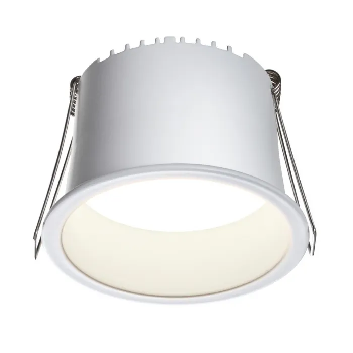 Светильник встраиваемый светодиодный Novotech SPOT NT23 282 359234 IP20 LED 6W 220V 360Лм 3000К TRAN Белый от ImperiumLoft