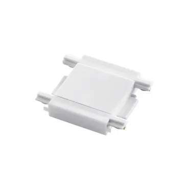 Соединитель с токопроводом прямой для низковольтного шинопровода IP20 48V SMAL 135216 SHINO NT23 043 Белый