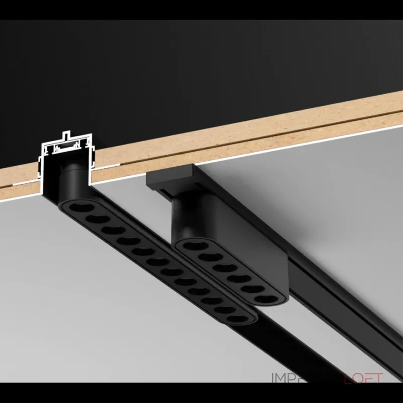 Трековая низковольтная система SMAL Novotech SHINO NT23 044 135200 1 м для встраиваемого монтажа в ГКЛ 2м IP20 48V SMAL от ImperiumLoft