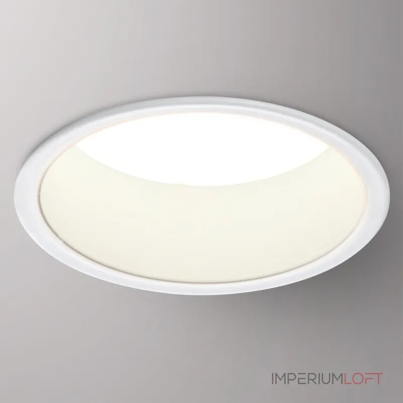 Светильник встраиваемый светодиодный IP20 LED 4000К 12W 220V TRAN 358901 SPOT NT22 283 Белый