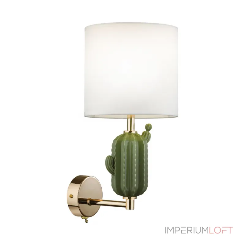 Настенный светильник Odeon Light MODERN ODL_EX24 41 5425/1W E14 1*40W CACTUS Белый