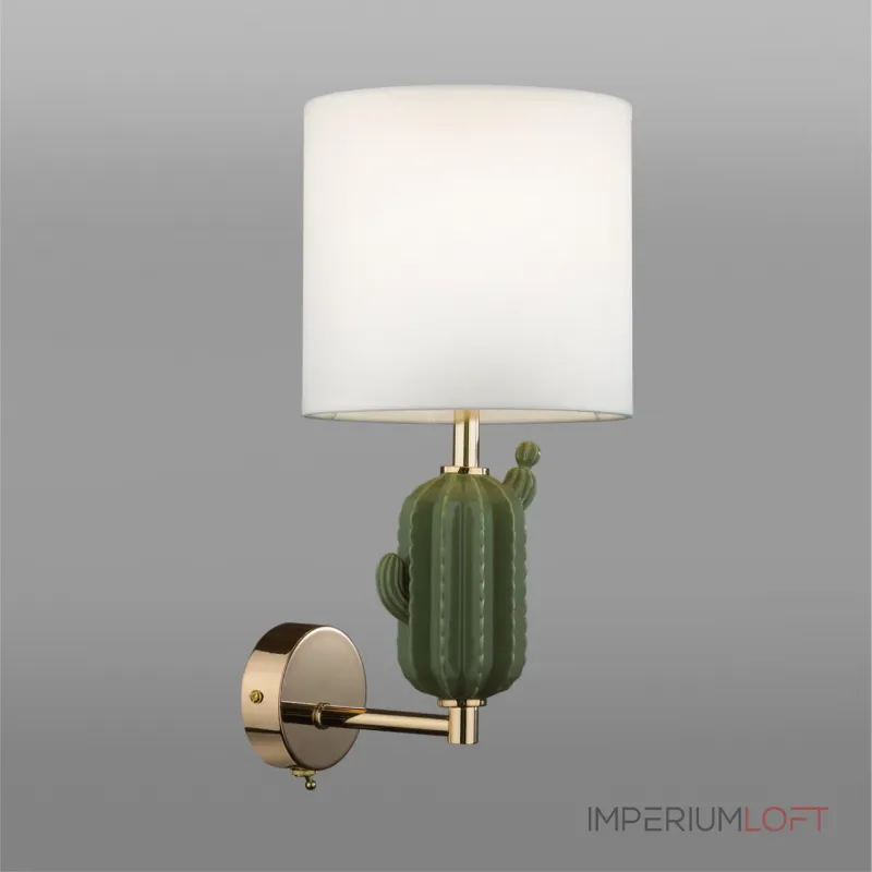 Настенный светильник Odeon Light MODERN ODL_EX24 41 5425/1W E14 1*40W CACTUS Белый