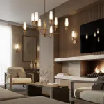 Настенный светильник Odeon Light Midcent 7602/BL от ImperiumLoft