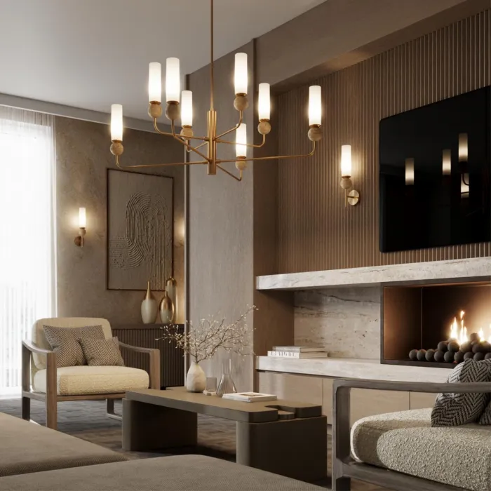 Настенный светильник Odeon Light Midcent 7602/BL от ImperiumLoft