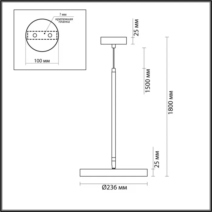 Подвесной светильник Odeon Light L-VISION ODL24 5079/15L LED 15W 3000К/4000K/6000K BERGI Серый от ImperiumLoft