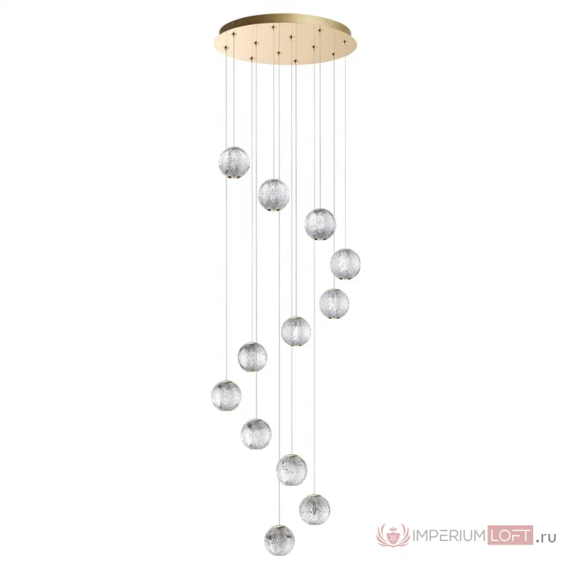 Люстра Odeon Light L-VISION ODL24 459 5008/56L LED 56W 4000K 4651лм CRYSTAL Прозрачный от ImperiumLoft