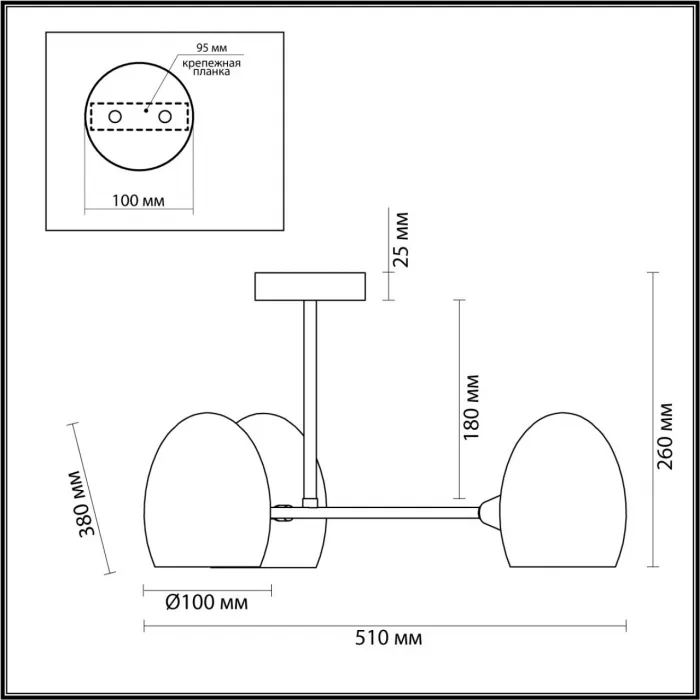 Люстра Lumion MODERNI LN23 117 6513/3C E14 3*40W 220V KENDALL Белый от ImperiumLoft