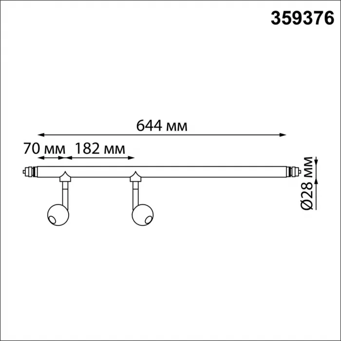 Светильник Novotech Konst 6636/6WL от ImperiumLoft