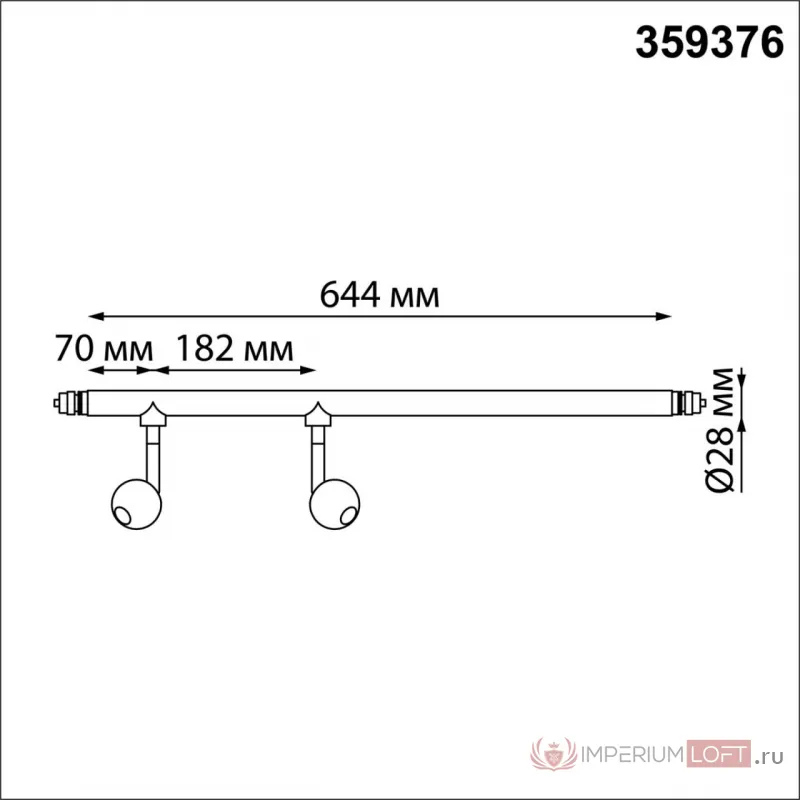 Светильник Novotech Konst 6636/6WL от ImperiumLoft
