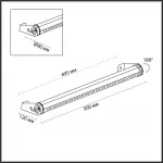 Фасадный светильник Odeon Light Nature 8027/55CL