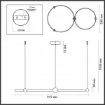 Подвесная люстра Lumion Ledio 6533/80L