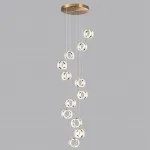 Люстра Odeon Light L-VISION ODL24 451 5030/83L LED 83W 4000K 5047лм MIRAGE Прозрачный от ImperiumLoft