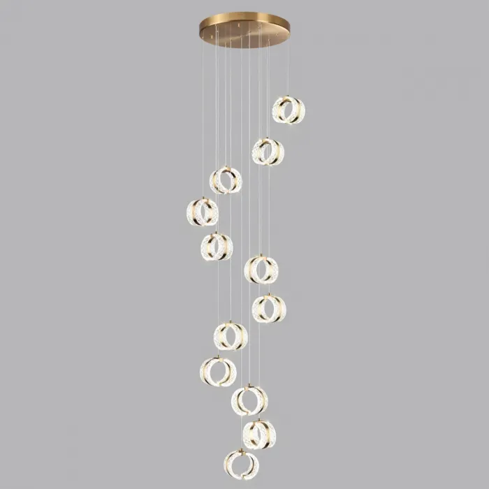 Люстра Odeon Light L-VISION ODL24 451 5030/83L LED 83W 4000K 5047лм MIRAGE Прозрачный от ImperiumLoft