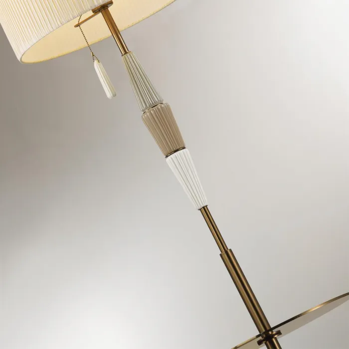 Напольный светильник Odeon Light CLASSIC ODL_EX24 77 5403/1F E27 1*60W LATTE Белый от ImperiumLoft
