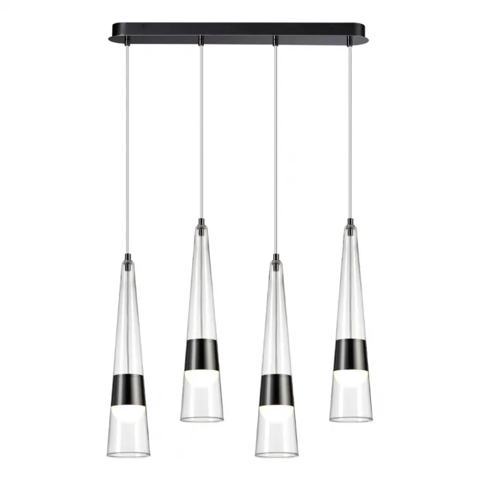 Люстра Odeon Light L-VISION ODL24 301 5044/42L LED 42W 3000K 4167Лм LUMP Прозрачный от ImperiumLoft