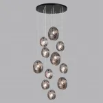 Люстра Odeon Light MODERN ODL24 295 5038/11 G9 11*40W MUSSELS Чёрный от ImperiumLoft