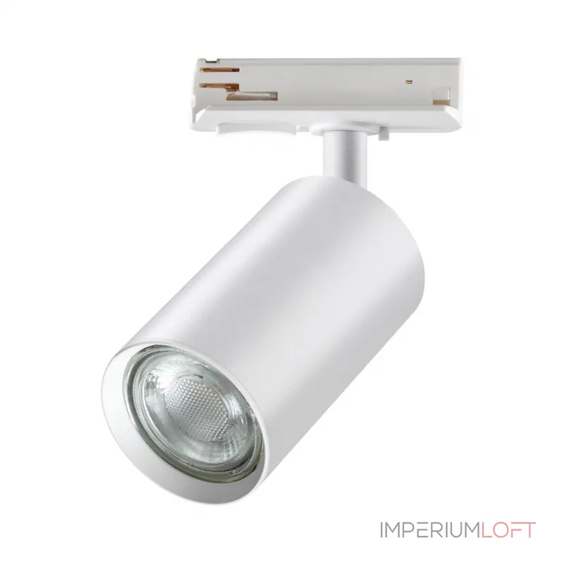Светильник однофазный трехжильный трековый Novotech PORT NT23 124 370964 GU10 50W 220V PIPE Белый