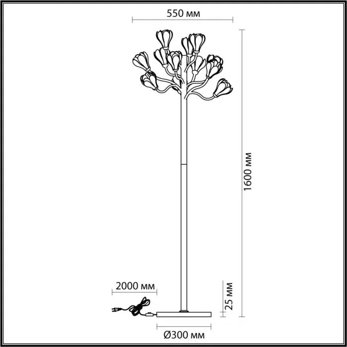 Торшер Odeon Light Modern 7015/20L от ImperiumLoft