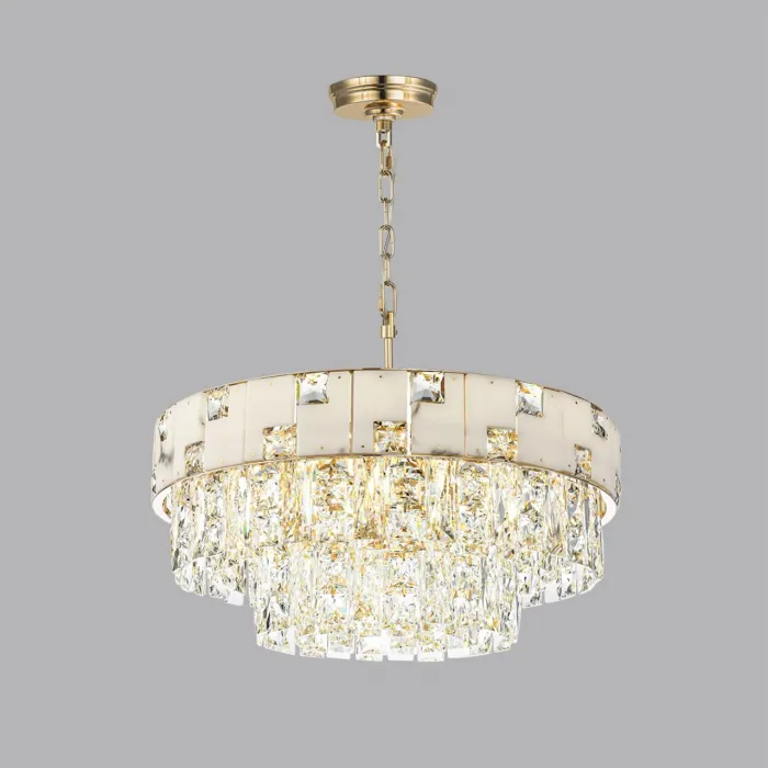 Люстра Odeon Light HALL ODL24 49 5076/11 E14 11*40W CHESSI Белый от ImperiumLoft