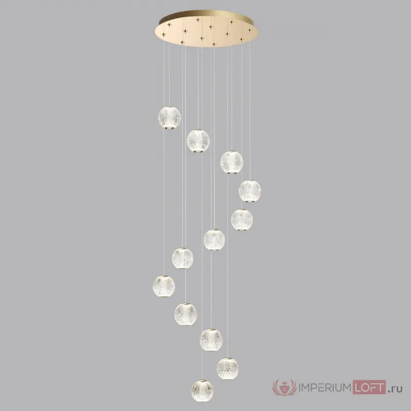 Люстра Odeon Light L-VISION ODL24 459 5008/56L LED 56W 4000K 4651лм CRYSTAL Прозрачный от ImperiumLoft