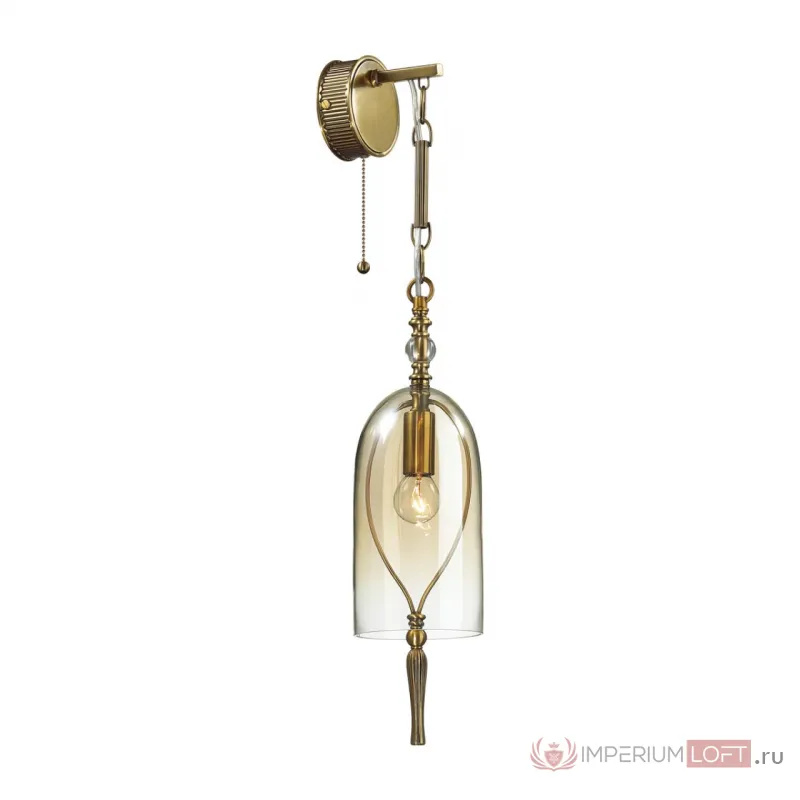 Бра с выкл. E14 1*40W BELL 4892/1W NEO ODL_EX22 101 Бронзовый от ImperiumLoft